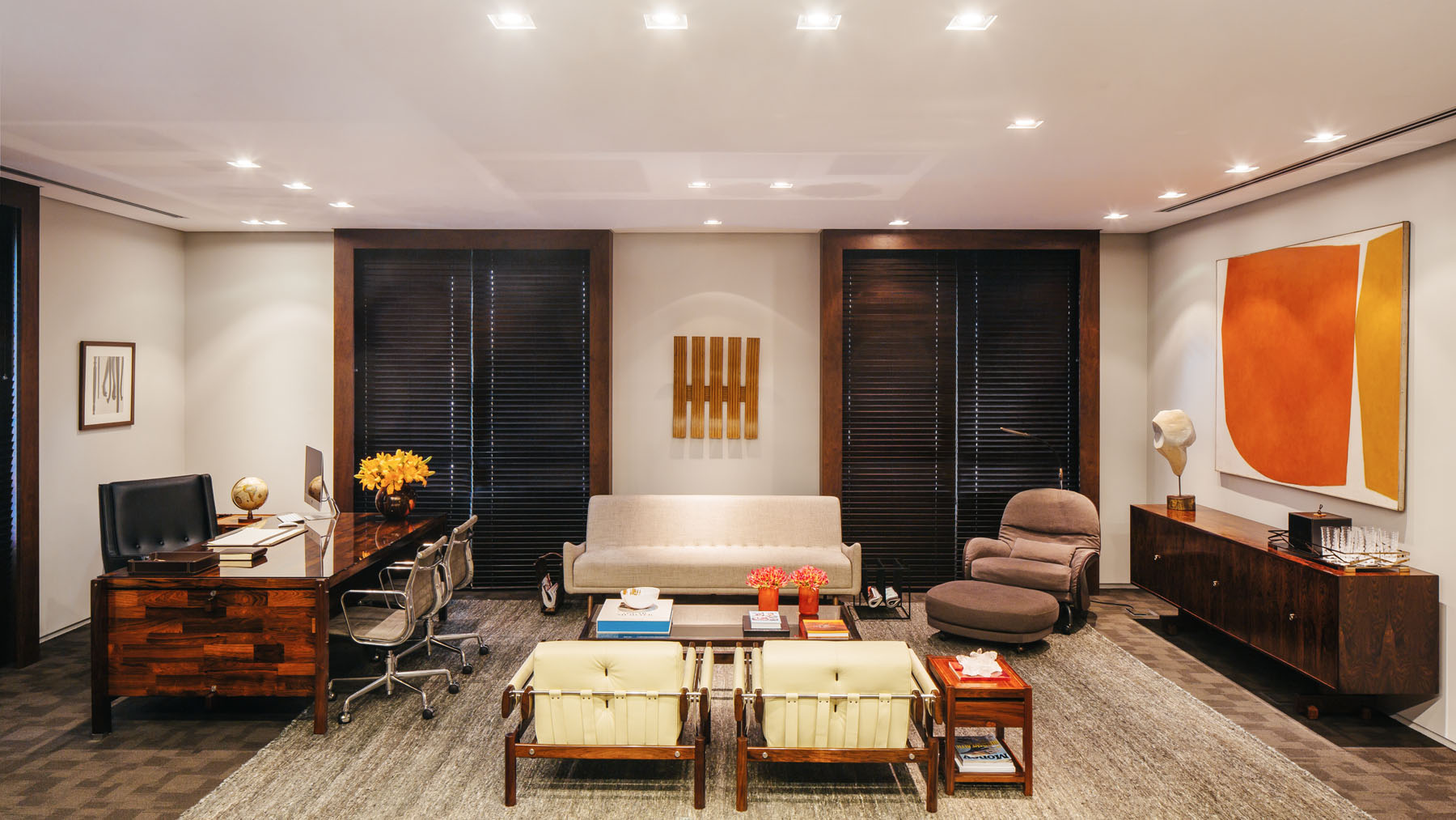 Retrofit de lobby corporativo Schiavoni Arquitetura
