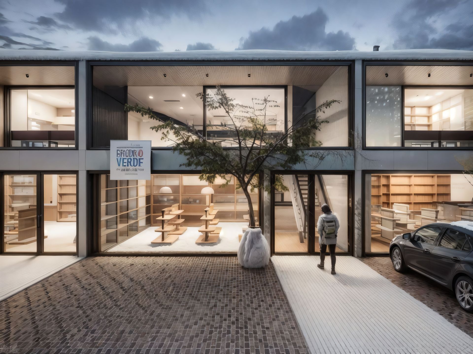 Projeto de strip mall Schiavoni Arquitetura